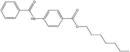 heptyl 4-(benzoylamino)benzoate|