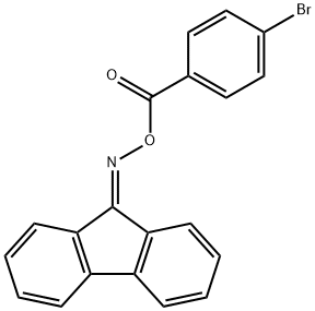 9H-fluoren-9-one O-(4-bromobenzoyl)oxime Structure