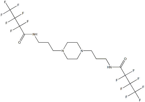 2,2,3,3,4,4,4-heptafluoro-N-[3-(4-{3-[(2,2,3,3,4,4,4-heptafluorobutanoyl)amino]propyl}-1-piperazinyl)propyl]butanamide|