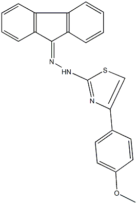 9H-fluoren-9-one [4-(4-methoxyphenyl)-1,3-thiazol-2-yl]hydrazone|