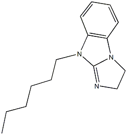 9-hexyl-2,9-dihydro-3H-imidazo[1,2-a]benzimidazole Structure