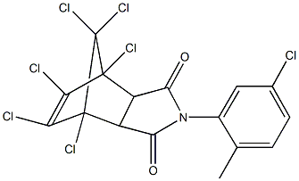 1,7,8,9,10,10-hexachloro-4-(5-chloro-2-methylphenyl)-4-azatricyclo[5.2.1.0~2,6~]dec-8-ene-3,5-dione|