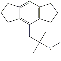 1-(1,2,3,5,6,7-hexahydro-s-indacen-4-yl)-N,N,2-trimethyl-2-propanamine Structure