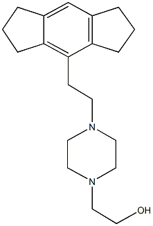 2-{4-[2-(1,2,3,5,6,7-hexahydro-s-indacen-4-yl)ethyl]-1-piperazinyl}ethanol|