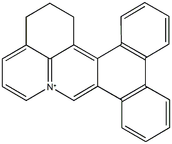 14H,15H,16H-dibenzo[i,k]pyrido[3,2,1-de]phenanthridinium Structure