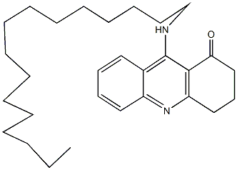 9-(hexadecylamino)-3,4-dihydro-1(2H)-acridinone Structure