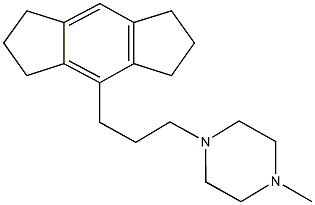 1-[3-(1,2,3,5,6,7-hexahydro-s-indacen-4-yl)propyl]-4-methylpiperazine|
