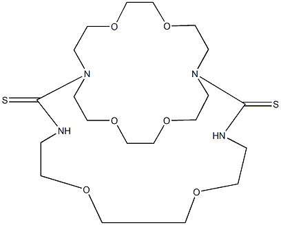 6,9,17,20,25,28-hexaoxa-1,3,12,14-tetraazabicyclo[12.8.8]triacontane-2,13-dithione|