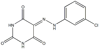 2,4,5,6(1H,3H)-pyrimidinetetrone 5-[(3-chlorophenyl)hydrazone]