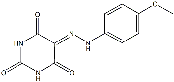 2,4,5,6(1H,3H)-pyrimidinetetrone 5-[(4-methoxyphenyl)hydrazone]