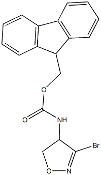 9H-fluoren-9-ylmethyl 3-bromo-4,5-dihydro-4-isoxazolylcarbamate|