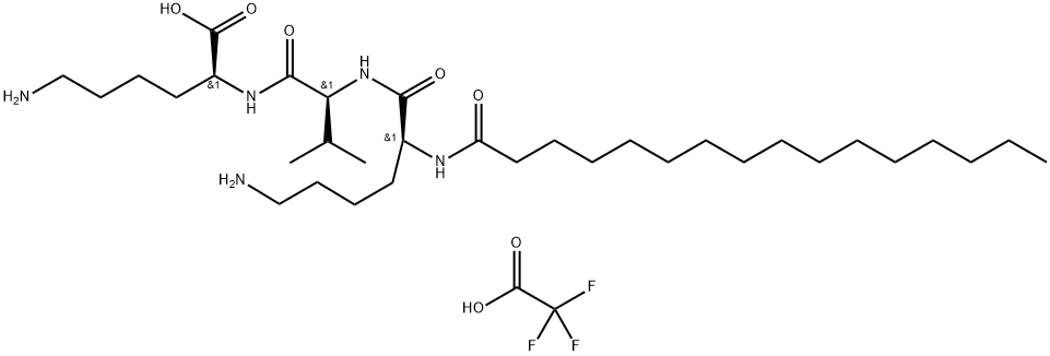 棕榈酰三肽-5, 623172-56-5, 结构式