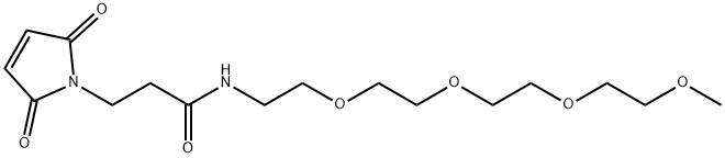甲基-PEG4-琥珀酰亚胺, 1263044-81-0, 结构式