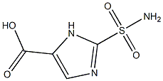 1H-Imidazole-4-carboxylicacid,2-(aminosulfonyl)-(9CI) Structure