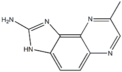 1H-Imidazo[4,5-f]quinoxalin-2-amine,8-methyl-(9CI) Structure