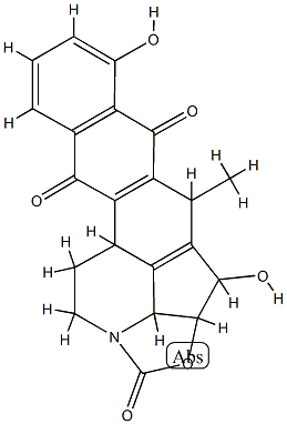 1H,3H-2-Oxa-12a-azabenzo[k]cyclopent[cd]acephenanthrylene-1,5,10-trione,  2a,4,10b,11,12,12b-hexahydro-3,6-dihydroxy-4-methyl-,  [2aS-(2a-alpha-,3-|