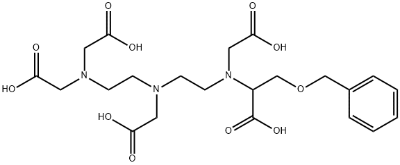 4-羧基-5,8,11-三(羧甲基)-1-苯基-2-氧杂-5,8,11-三氮杂十三烷-13-酸, 113786-33-7, 结构式