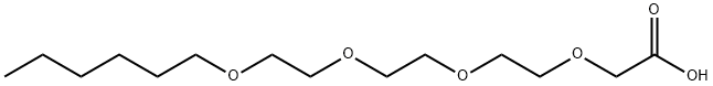 己醇聚醚-4 羧酸, 117591-36-3, 结构式