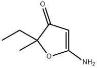 3(2H)-Furanone,5-amino-2-ethyl-2-methyl-(9CI) Structure