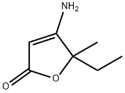 2(5H)-Furanone,4-amino-5-ethyl-5-methyl-(9CI) Structure