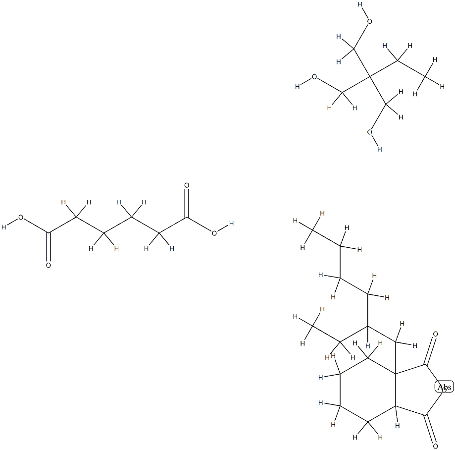 Hexanedioic acid, polymer with 2-ethyl-2-(hydroxymethyl)-1,3-propanediol and hexahydro-1,3-isobenzofurandione, 2-ethylhexyl ester|