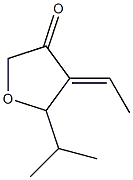 3(2H)-Furanone,4-ethylidenedihydro-5-(1-methylethyl)-(9CI) Structure