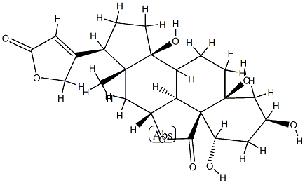1β,3β,5,11α,14β,21-Hexahydroxy-24-nor-5β-chol-20(22)-ene-19,23-dioic acid 19,11:23,21-dilactone|