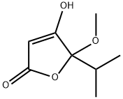 2(5H)-Furanone,4-hydroxy-5-methoxy-5-(1-methylethyl)-(9CI) 结构式