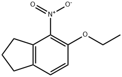 1H-Indene,5-ethoxy-2,3-dihydro-4-nitro-(9CI) Structure