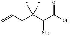 5-Hexenoicacid,2-amino-3,3-difluoro-(9CI) Structure