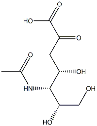 5-acetamido-3,5-dideoxygalactosylheptulosonic acid|