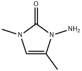 2H-Imidazol-2-one,3-amino-1,3-dihydro-1,4-dimethyl-(9CI) Structure