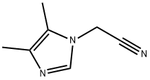 1H-Imidazole-1-acetonitrile,4,5-dimethyl-(9CI) Structure