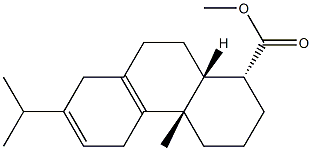 Abieta-8,12-dien-18-oic acid Structure