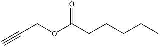 Hexanoic acid propargyl ester Structure