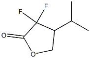 2(3H)-Furanone,3,3-difluorodihydro-4-(1-methylethyl)-(9CI) Structure