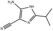 1H-Imidazole-4-carbonitrile,5-amino-2-(1-methylethyl)-(9CI) Structure