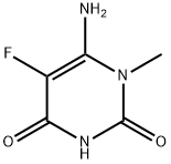 2,4(1H,3H)-Pyrimidinedione,6-amino-5-fluoro-1-methyl-(9CI) Structure