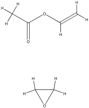 Acetic acid ethenyl ester, polymer with oxirane Structure