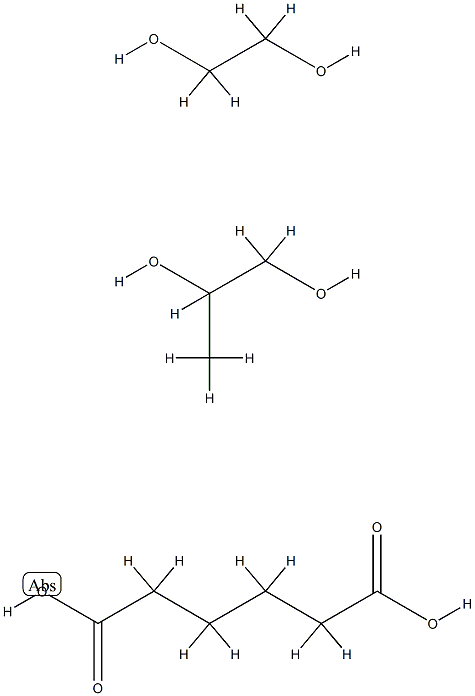 Hexanedioic acid, polymer with 1,2-ethanediol and 1,2-propanediol Structure