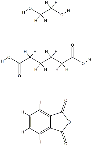 Hexanedioic acid, polymer with 1,2-ethanediol and 1,3-isobenzofurandione Structure