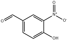 4-Hydroxy-3-nitrobenzaldehyde Struktur