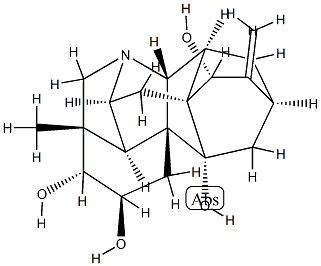 Hetisan-2α,3β,9β,15β-tetrol Structure
