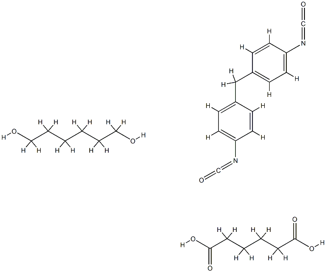 Hexanedioic acid, polymer with 1,6-hexanediol and 1,1-methylenebis4-isocyanatobenzene|己二酸、二苯基甲烷二异氰酸酯、1,6-己二醇的聚合物