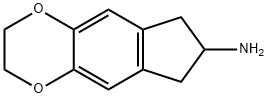 6H-Indeno[5,6-b]-1,4-dioxin-7-amine,2,3,6,7-tetrahydro-(9CI) Structure