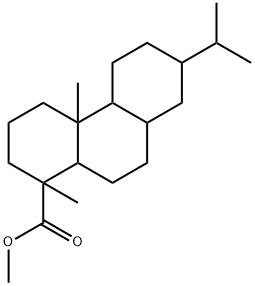 2,3,4,4b,5,6,7,8,8a,9,10,10a-Dodecahydro-1,4a-dimethyl-7-(1-methylethyl)-1-phenanthrenecarboxylic acid methyl ester Structure