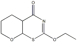 4H,5H-Pyrano[3,2-e]-1,3-thiazin-4-one,2-ethoxy-4a,6,7,8a-tetrahydro-(9CI) Structure