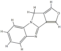 10H-Furo[3,4:3,4]pyrrolo[1,2-a]benzimidazole(9CI) Structure