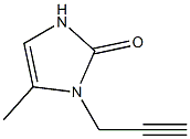 2H-Imidazol-2-one,1,3-dihydro-5-methyl-1-(2-propynyl)-(9CI) Structure