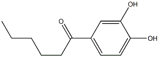 1-Hexanone,1-(3,4-dihydroxyphenyl)-(9CI) 结构式